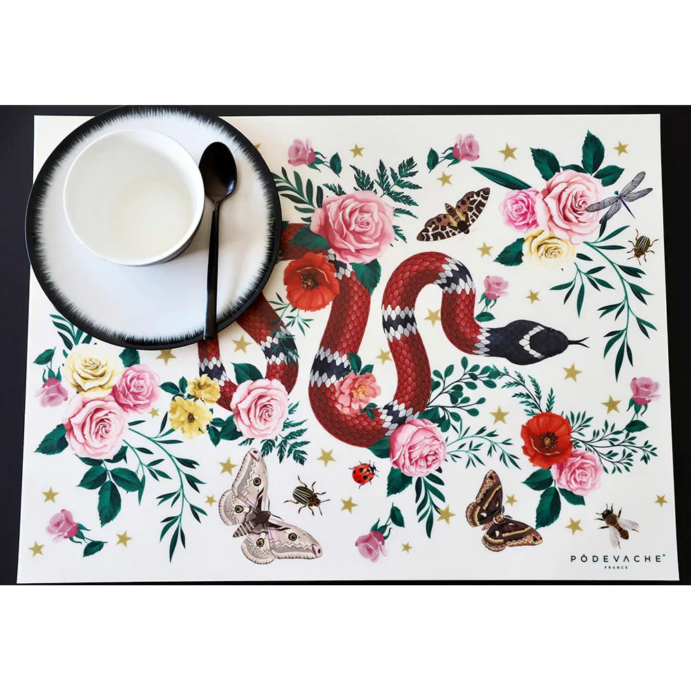 Snake vinyl placemat