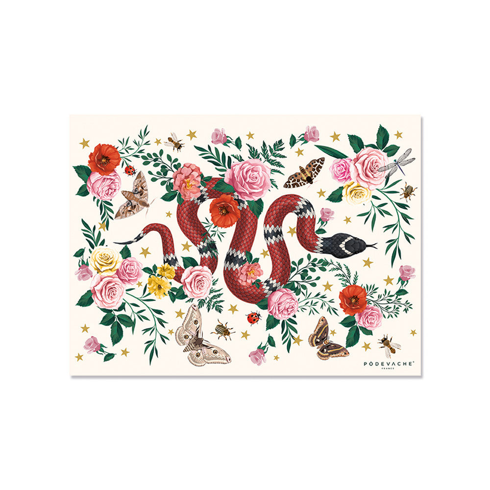 Set de table vinyle Snake