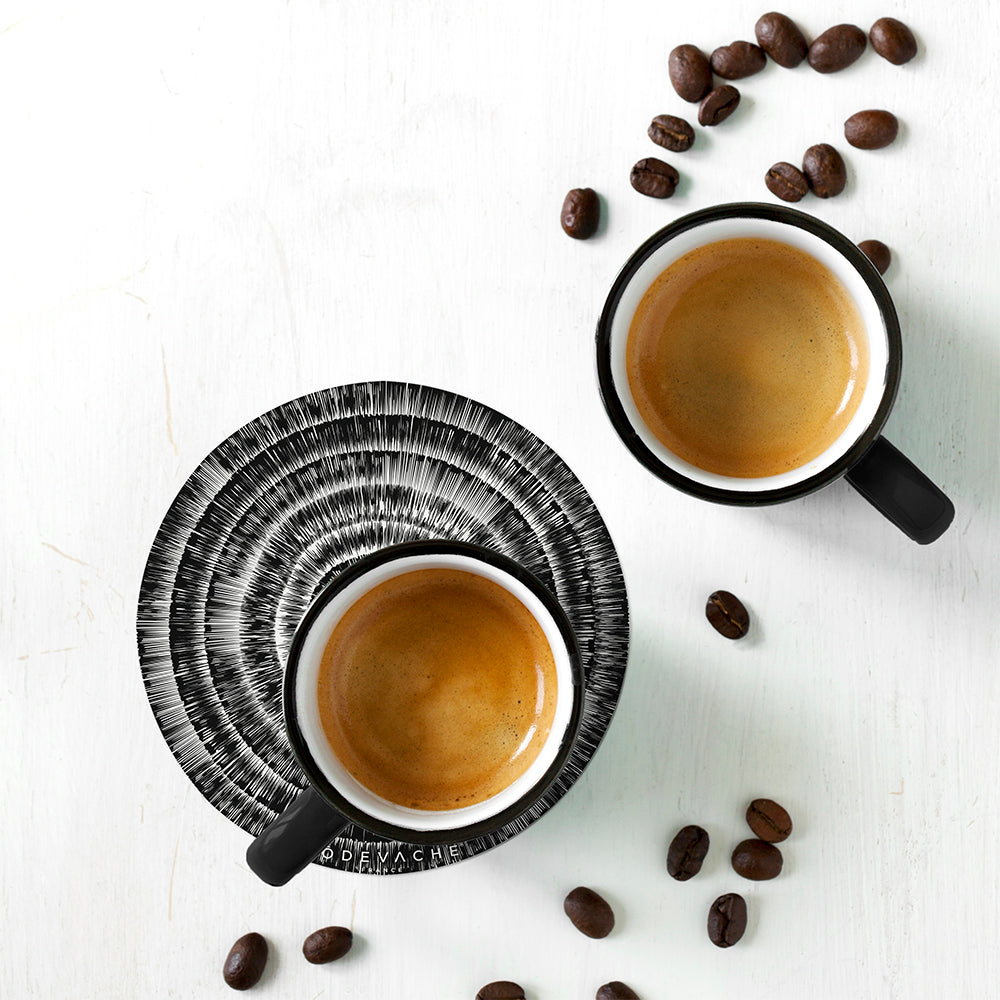 Lot de 6 dessous de verre vinyle Inca