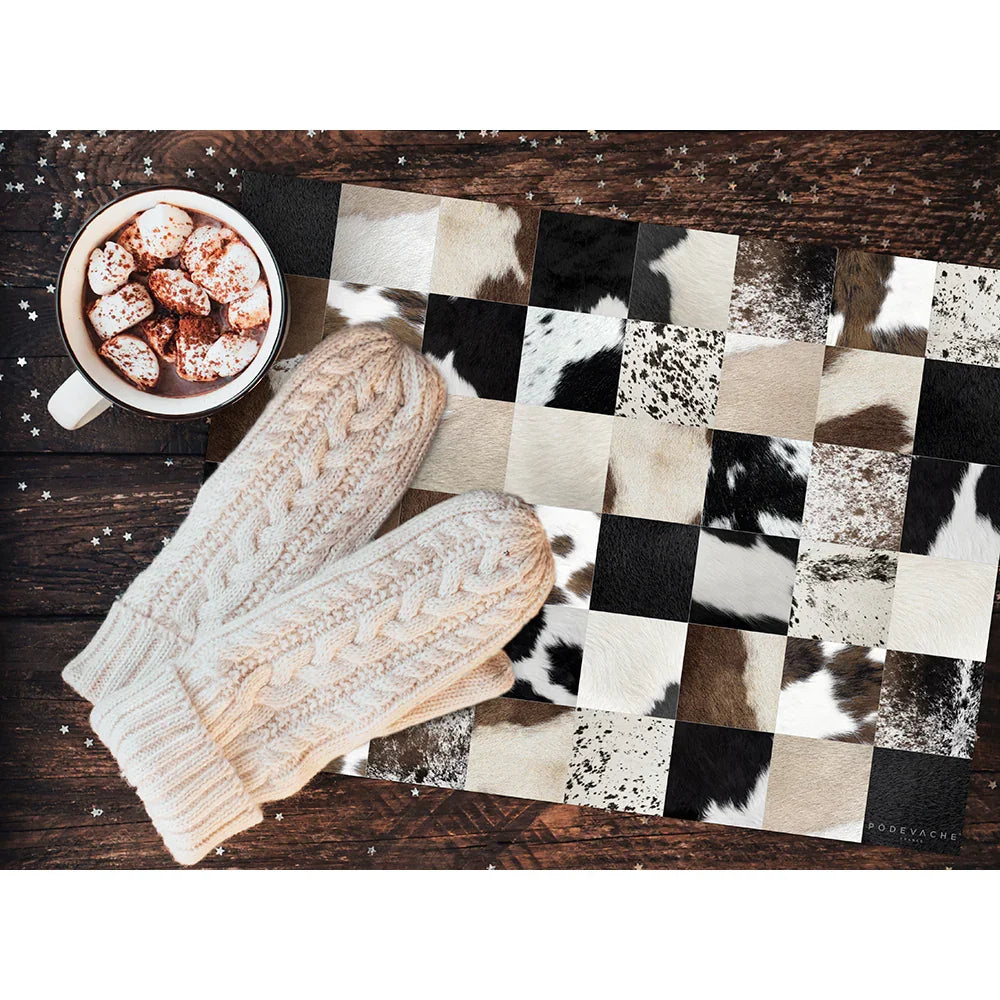 Set de table vinyle Mix Peau de vache