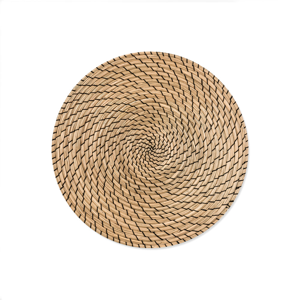 Lot de 6 dessous de verre vinyle Cruz