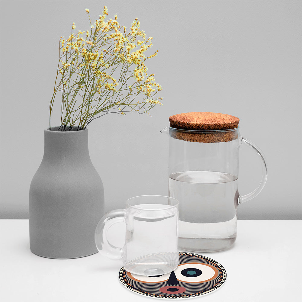 Lot de 6 dessous de verre vinyle Paduang