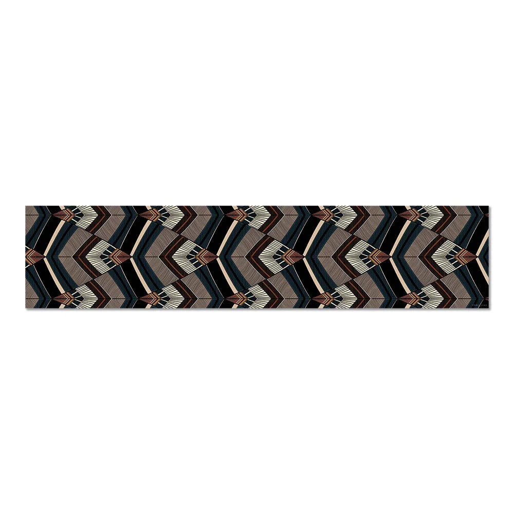 Batik vinyl table runner