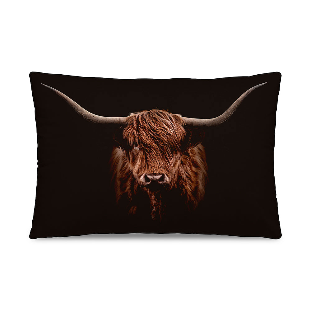 Buffalo velvet cushion