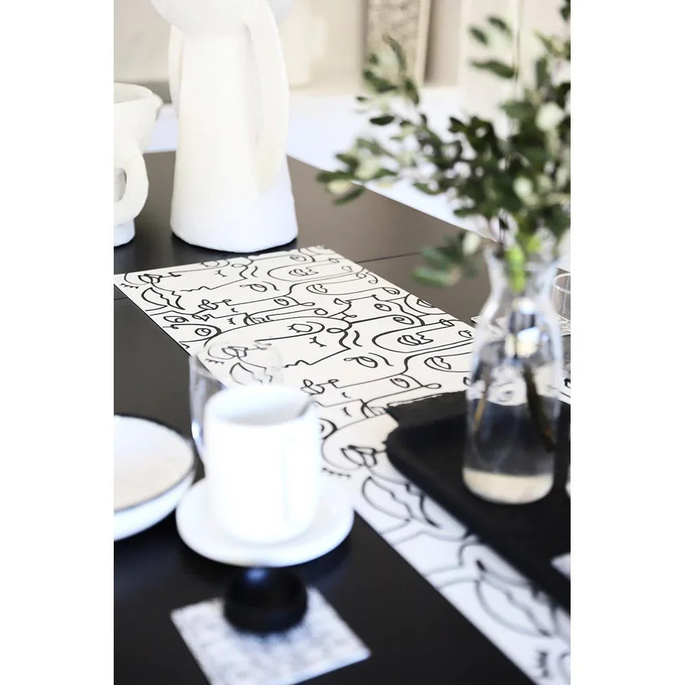Chemin de table vinyle Minorque