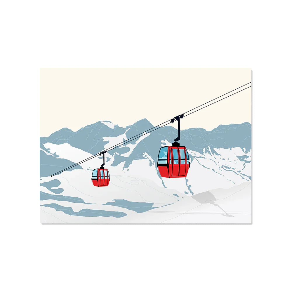 Mantel individual de vinilo Funicular