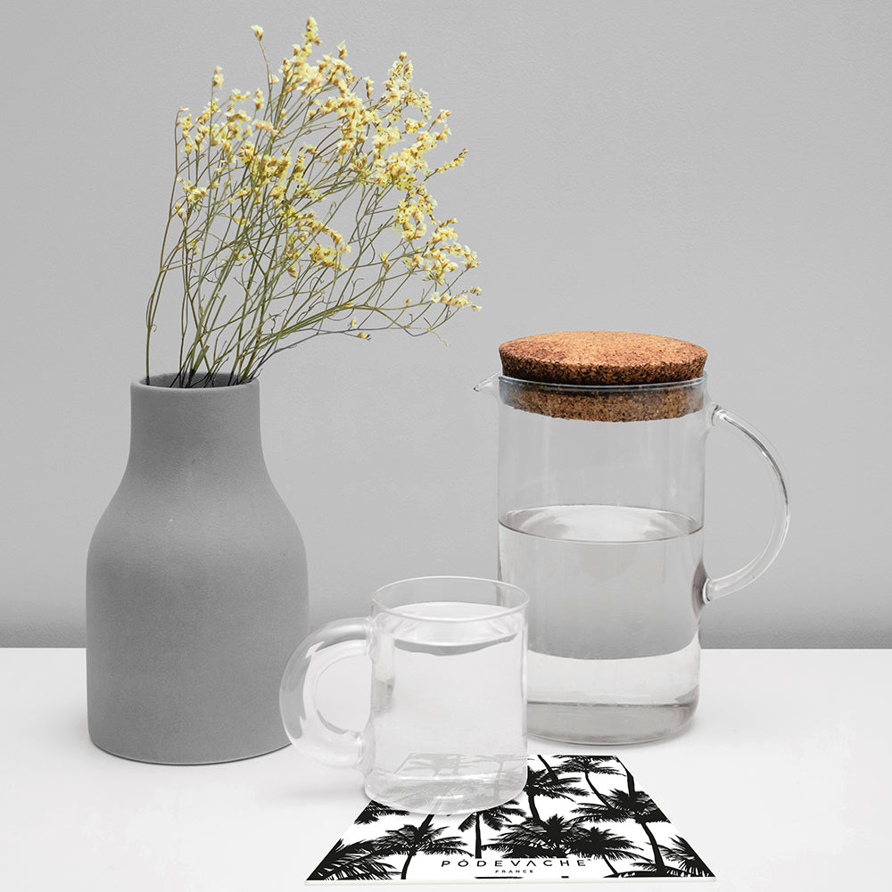 Set of 6 Jakarta vinyl coasters