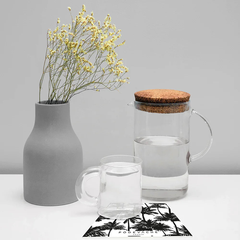 Lot de 6 dessous de verre vinyle Jakarta