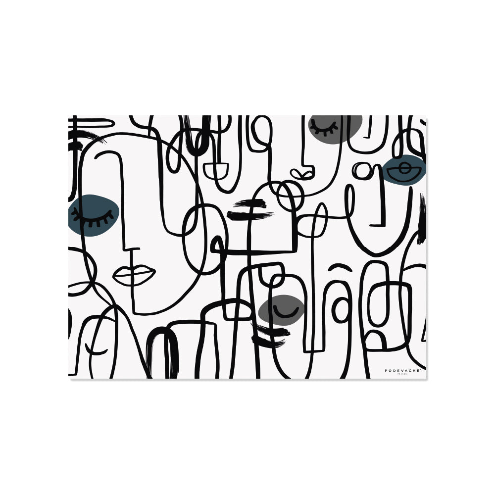 Set de table vinyle Cybele