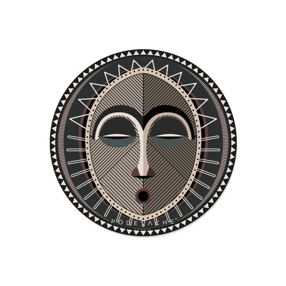 Lot de 6 dessous de verre vinyle Douma