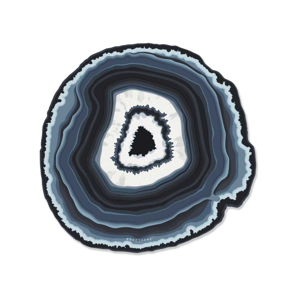 Agate vinyl placemat