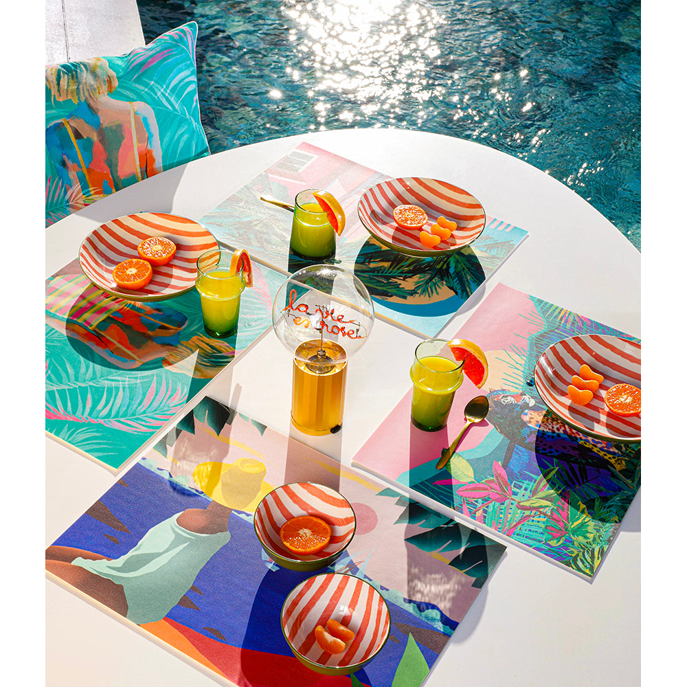 Aldeia vinyl placemat