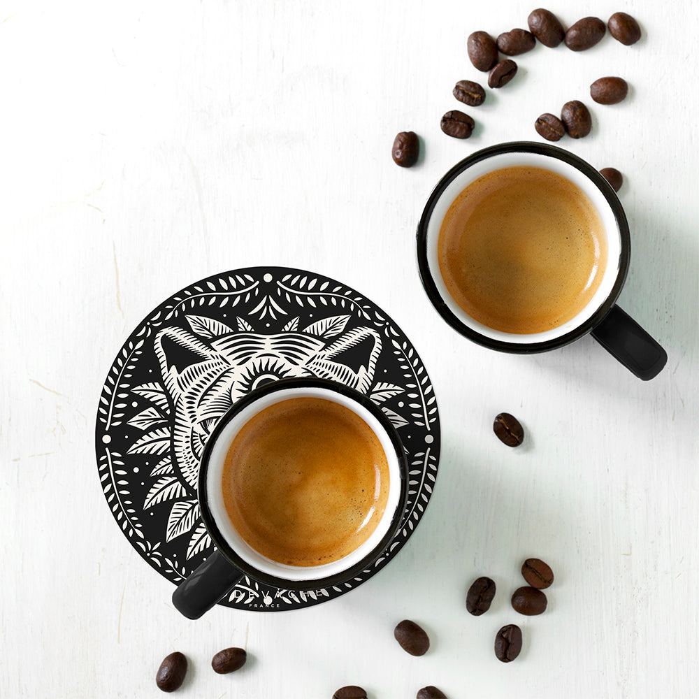 Lot de 6 dessous de verre vinyle Manado