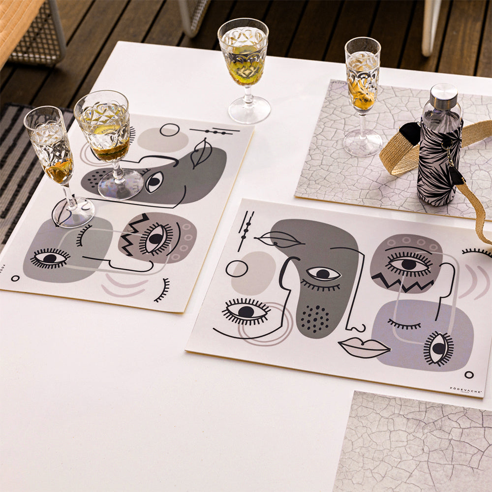 Set de table vinyle Caicos