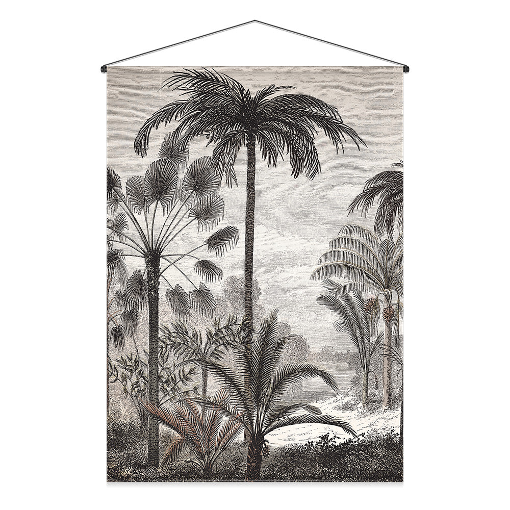 Amazonia Velvet Kakemono Gray