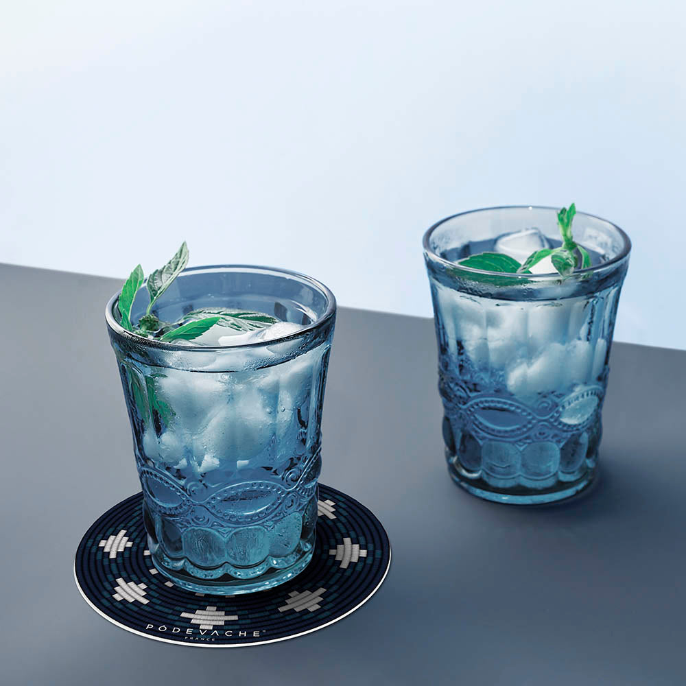 Lot de 6 dessous de verre vinyle Los