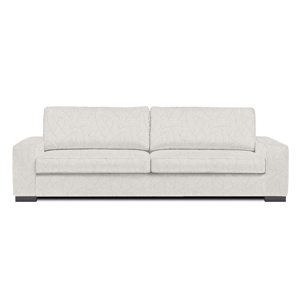 Aswa 3 to 4 seater velvet sofa