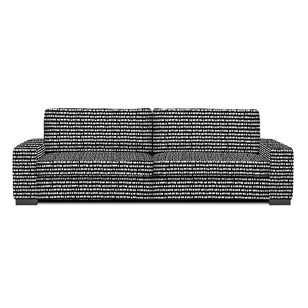 Hossa 3 to 4 seater velvet sofa