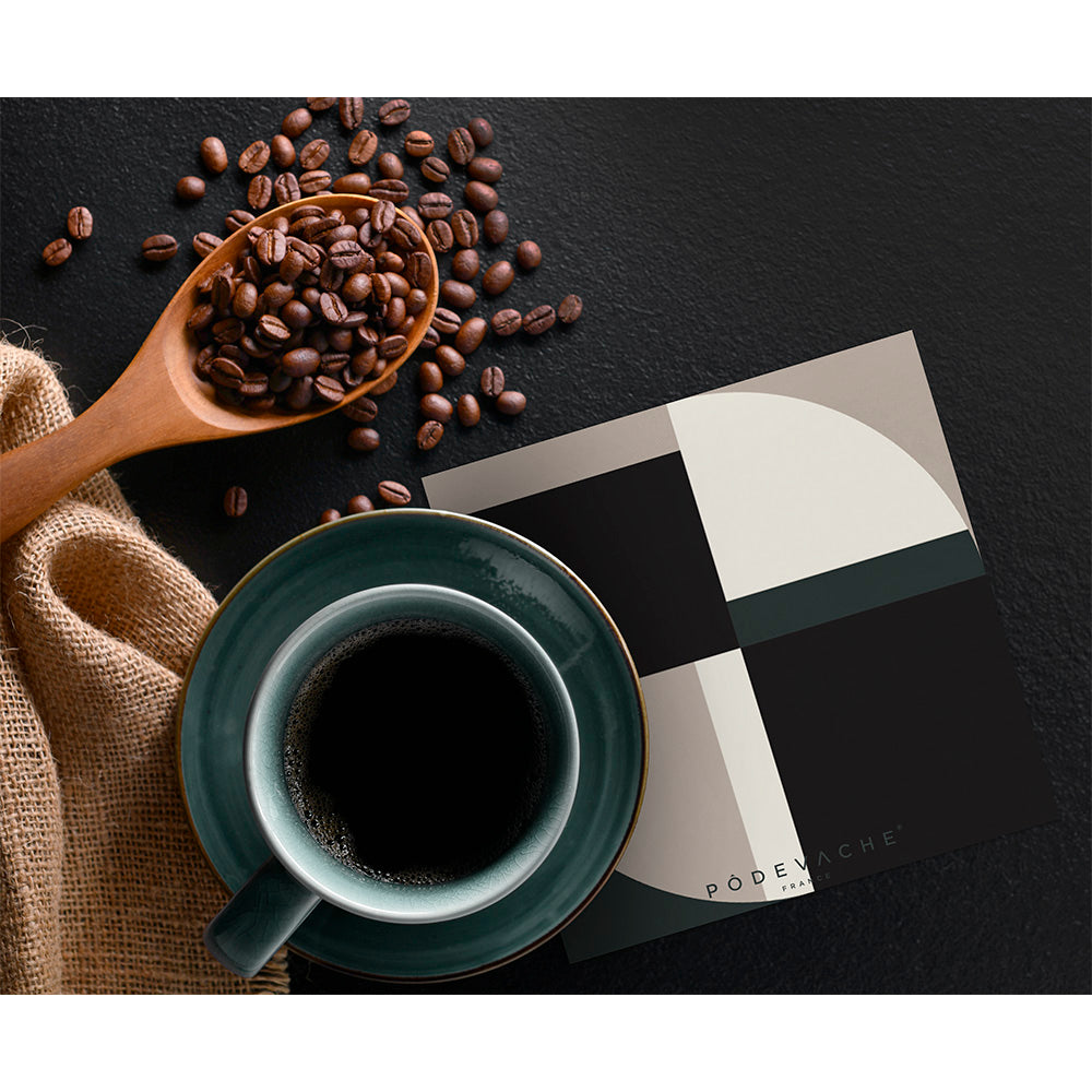 Lot de 6 dessous de verre vinyle Waka