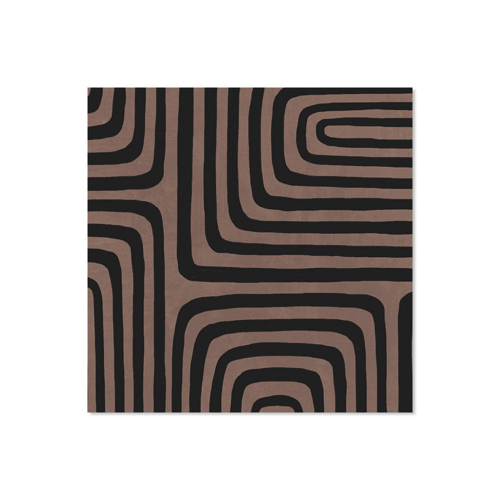 Lot de 6 dessous de verre vinyle Bowa