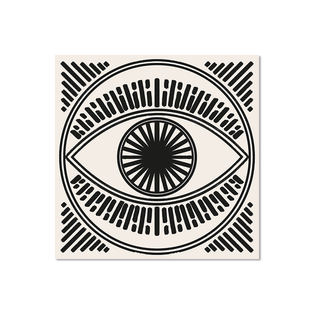 Lot de 6 dessous de verre vinyle Poka