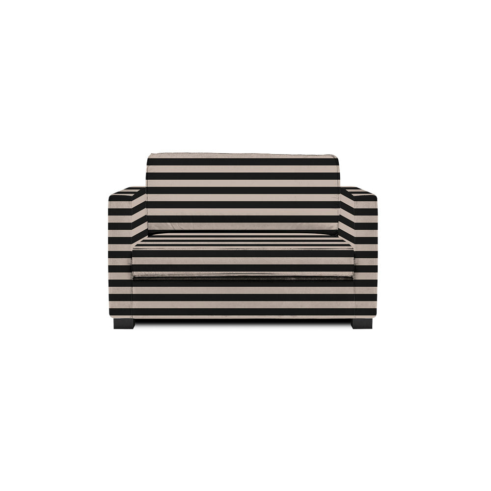 Velvet armchair 1 seater and a half Gombe