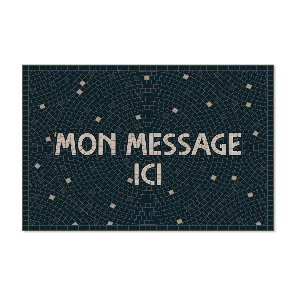 Tapis vinyle personnalisé Halo Marine