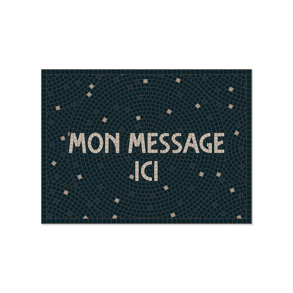 Halo Marine custom vinyl placemat