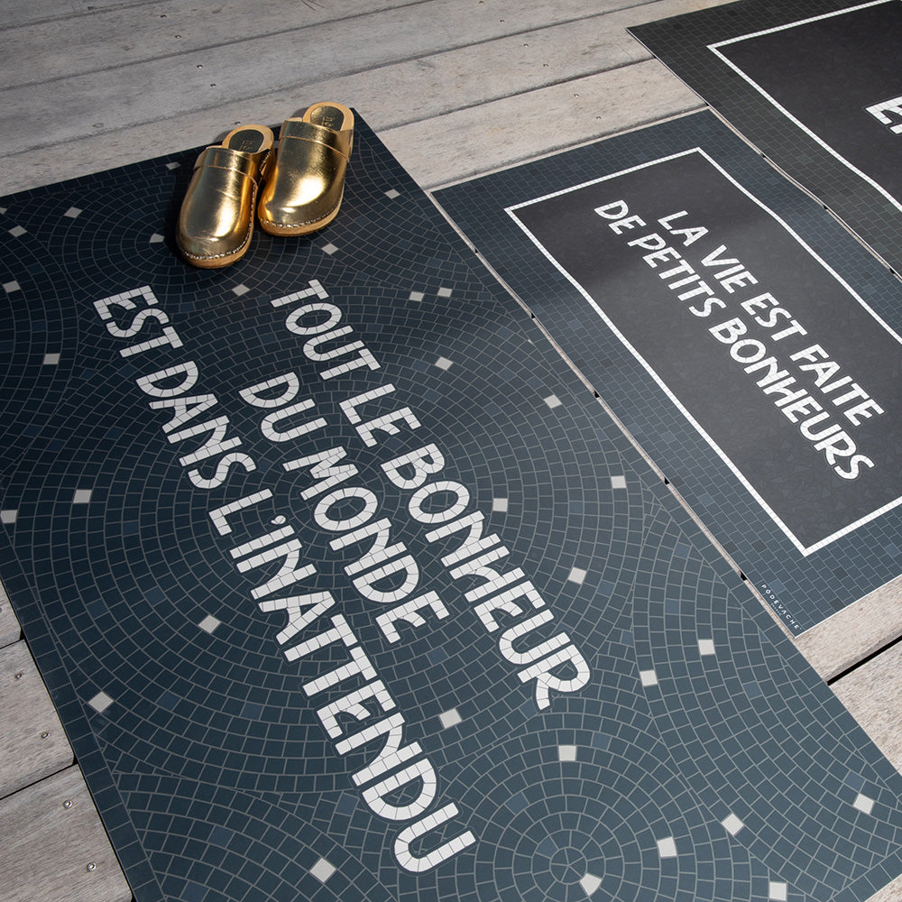 Tapis vinyle personnalisé Halo Marine