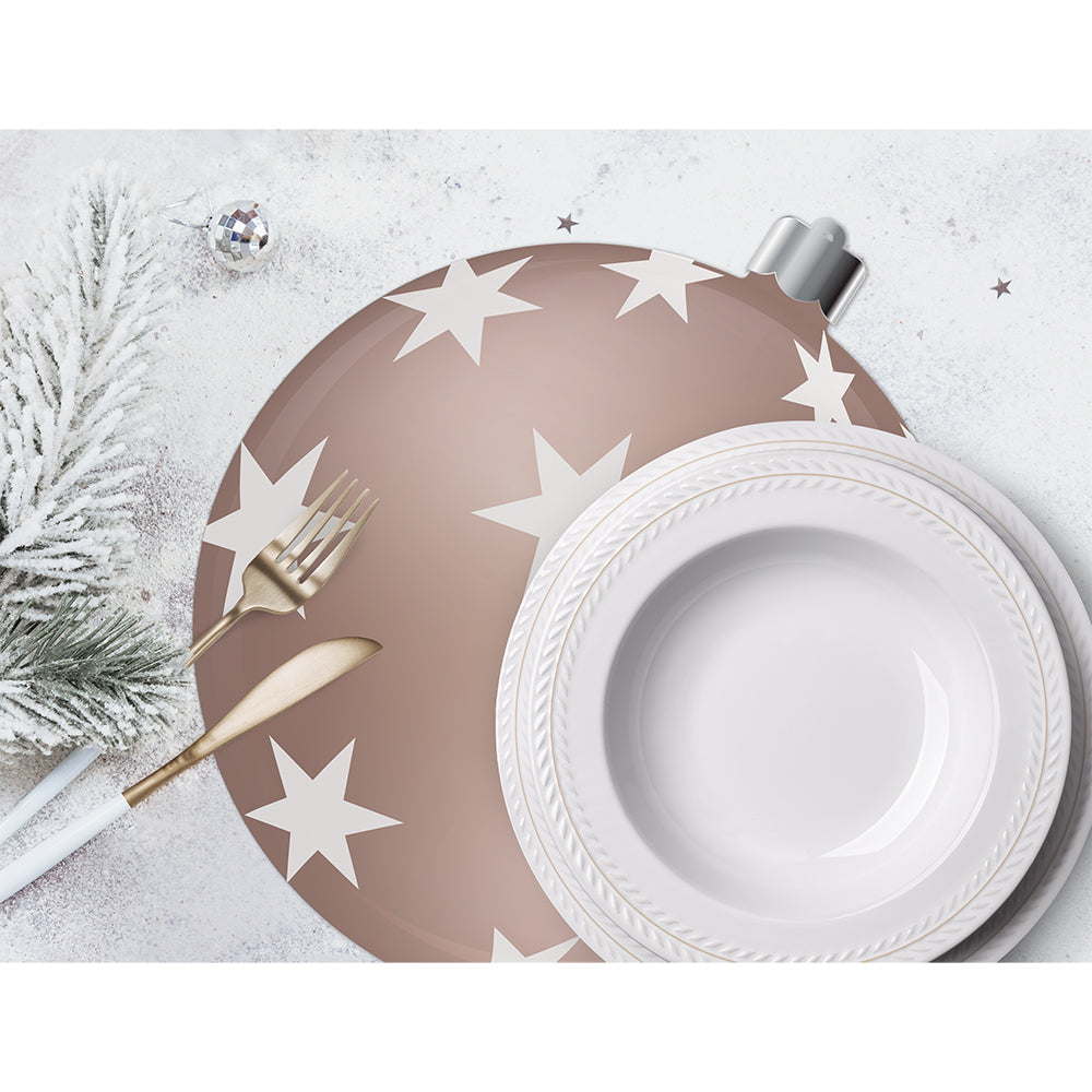 Multi Stars vinyl placemat