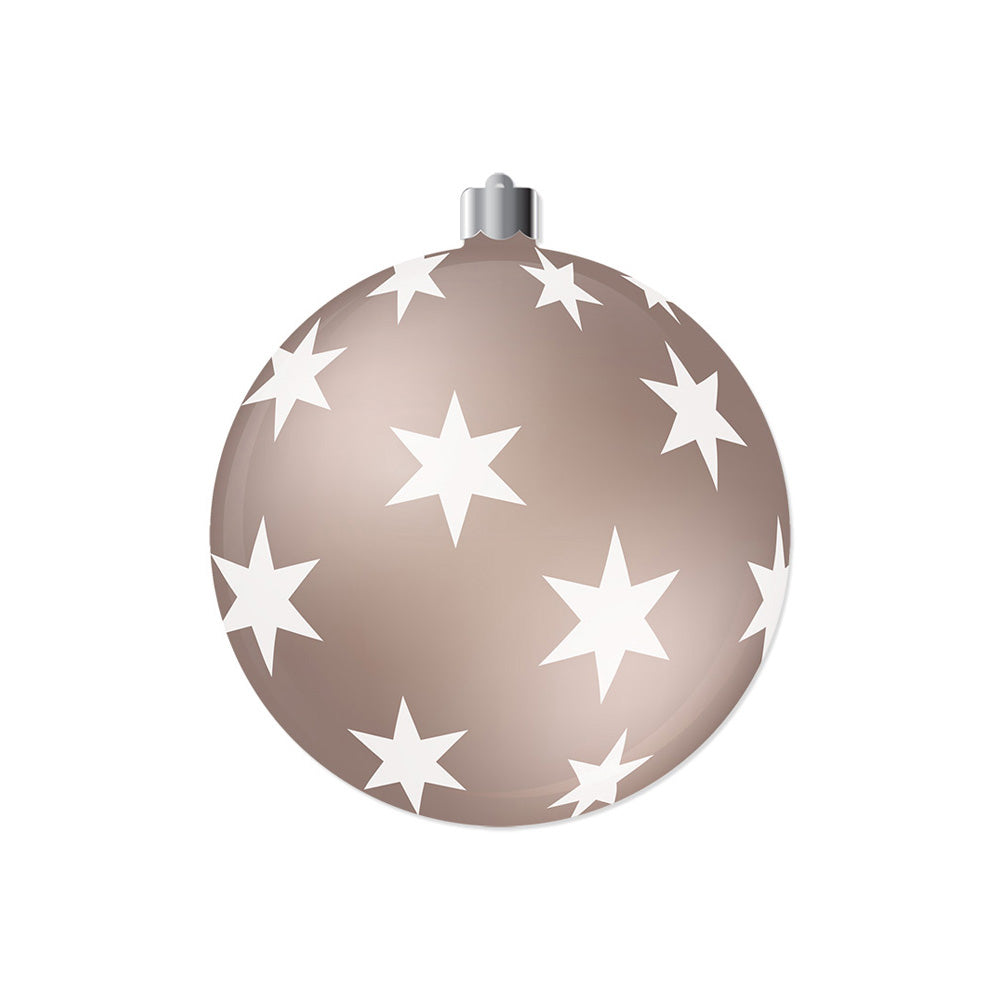 Set of 6 Multi Stars vinyl coasters