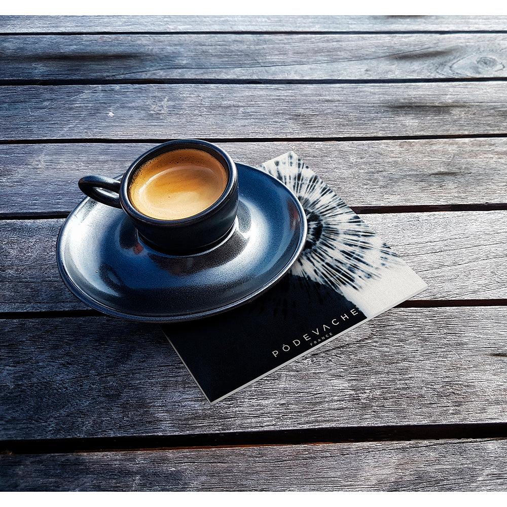 Lot de 6 dessous de verre vinyle Anaura