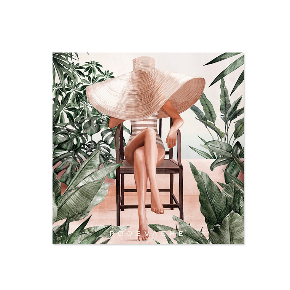 Lot de 6 dessous de verre vinyle Arenosa