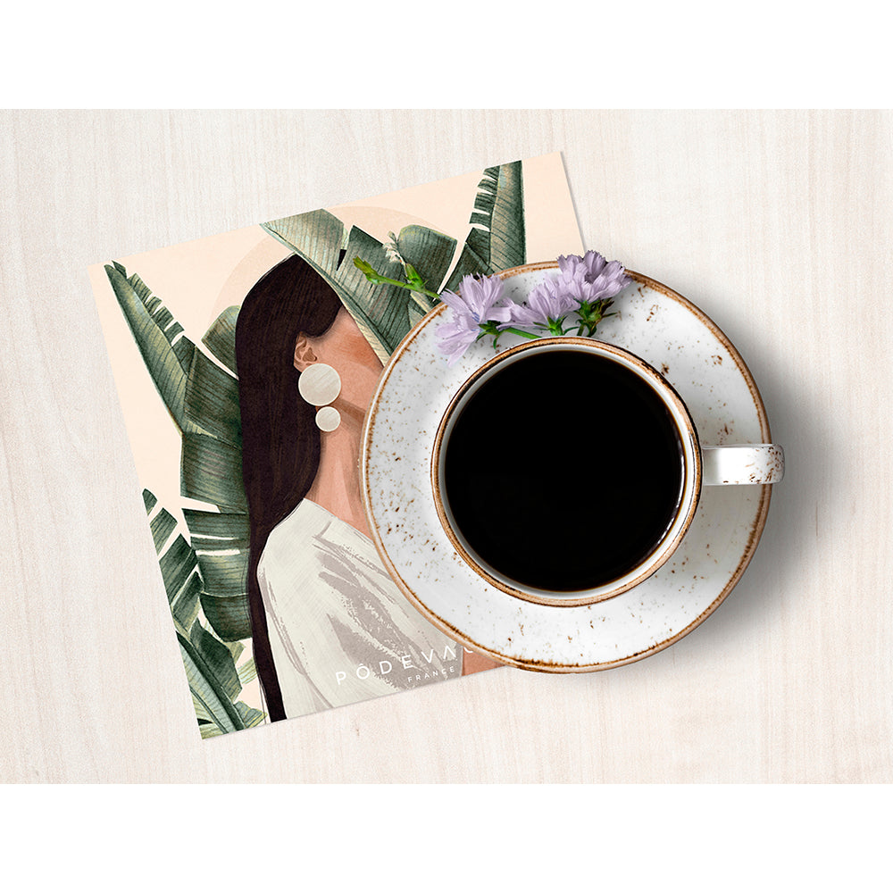 Lot de 6 dessous de verre vinyle Pacora