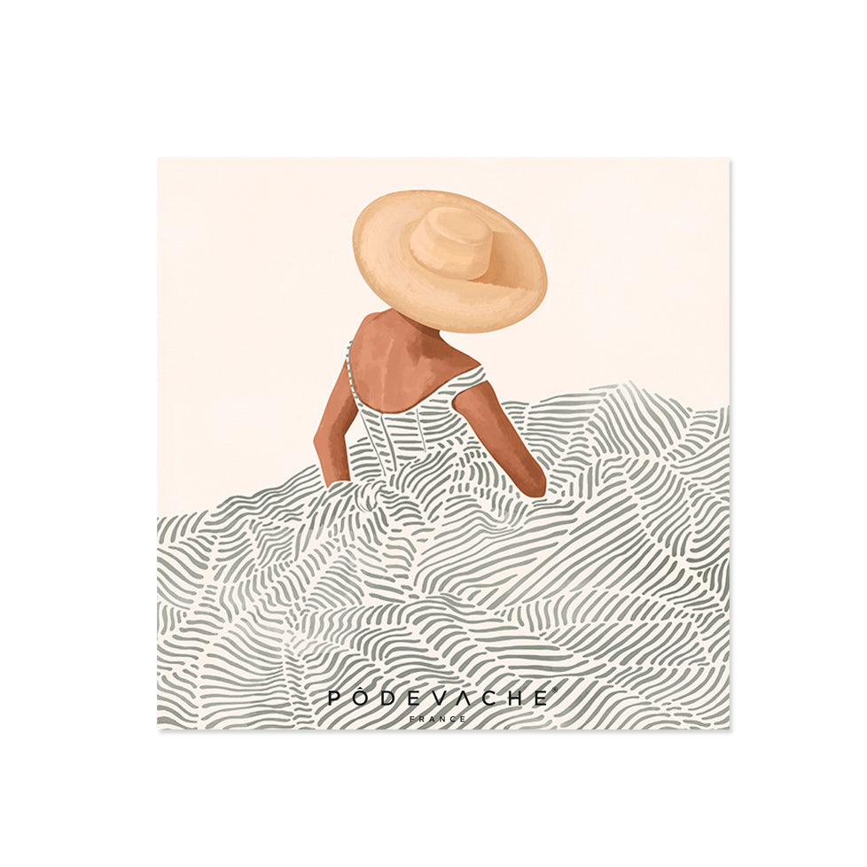 Set of 6 Capira vinyl coasters