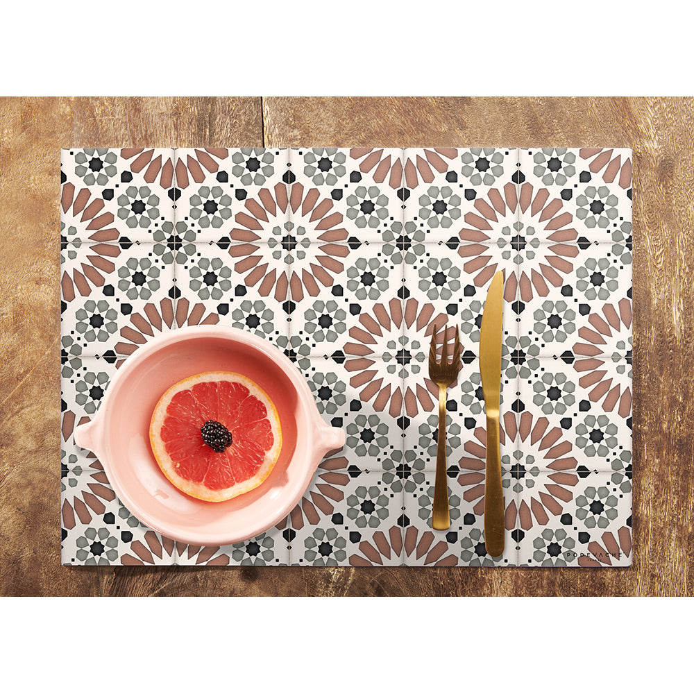 Mantel individual de vinilo ola