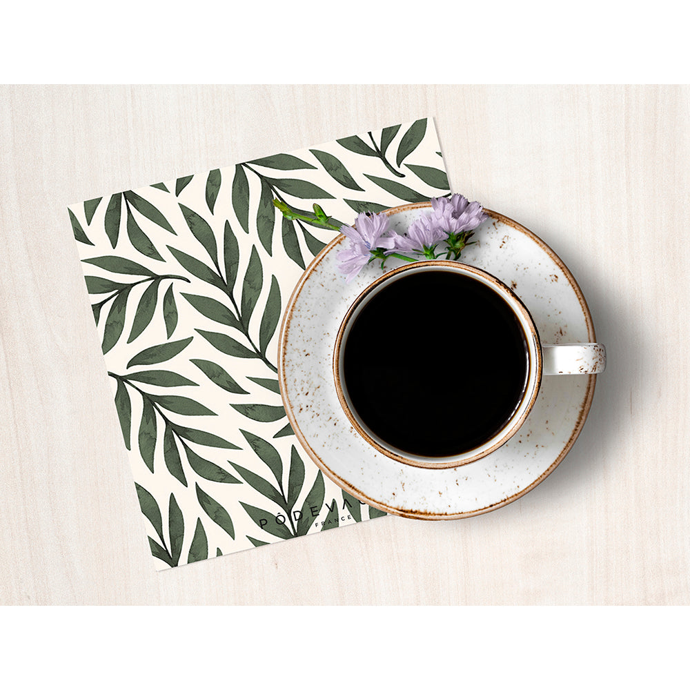 Lot de 6 dessous de verre vinyle Loma