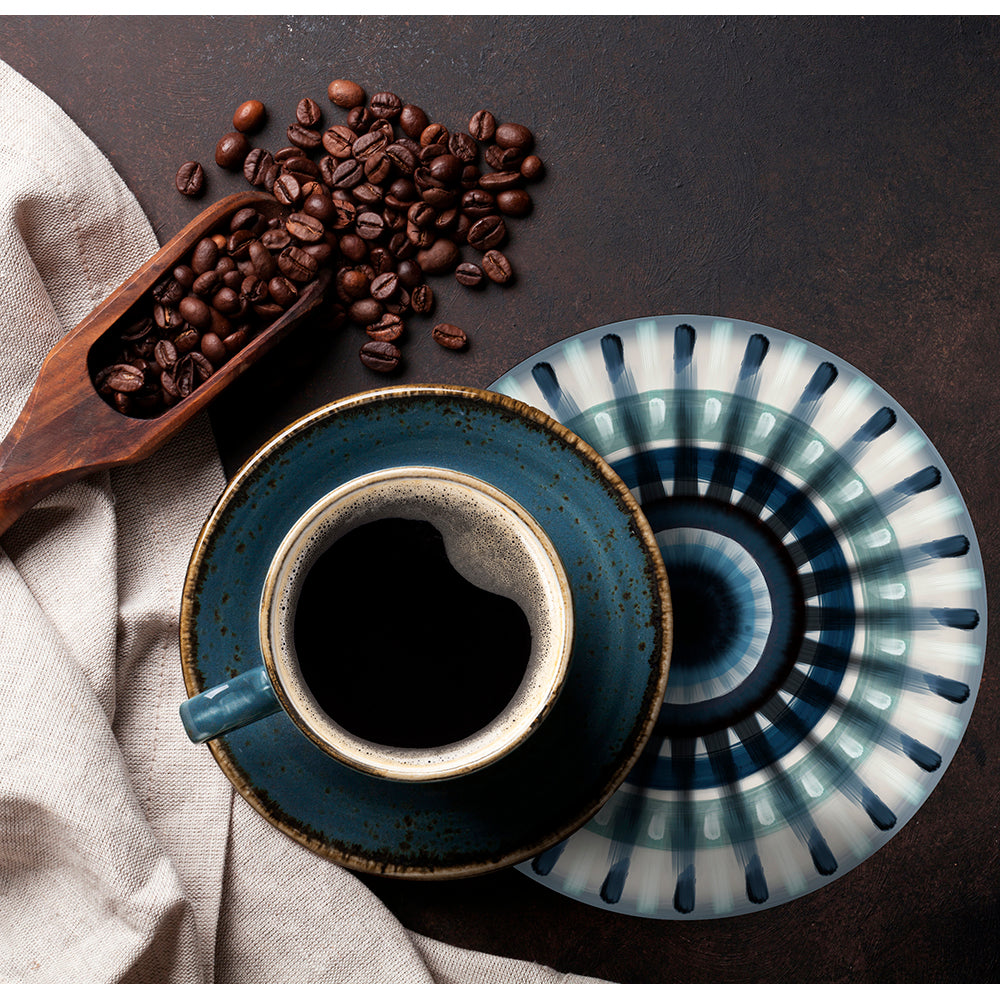 Lot de 6 dessous de verre vinyle Kada