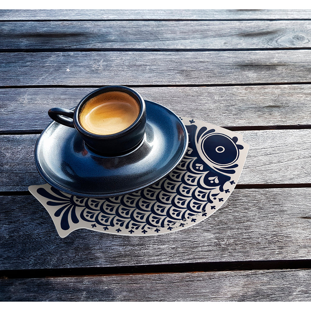 Lot de 6 dessous de verre vinyle Riki