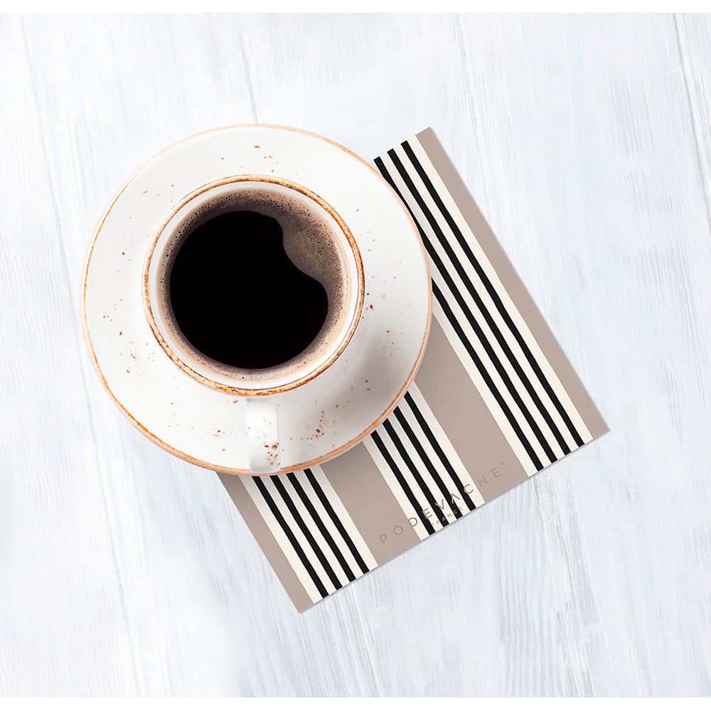 Set of 6 Alto vinyl coasters