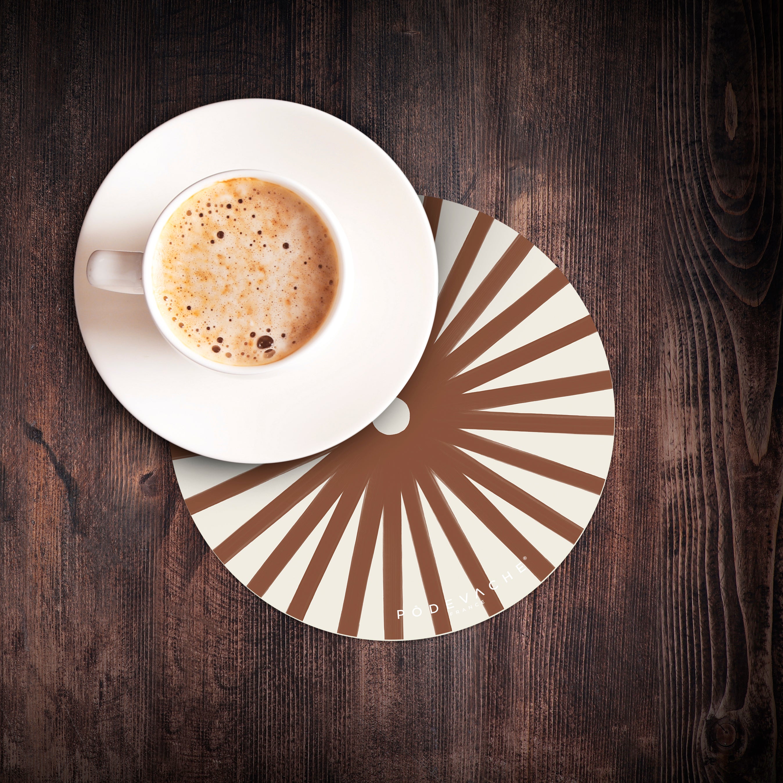 Lot de 6 dessous de verre vinyle Jaru