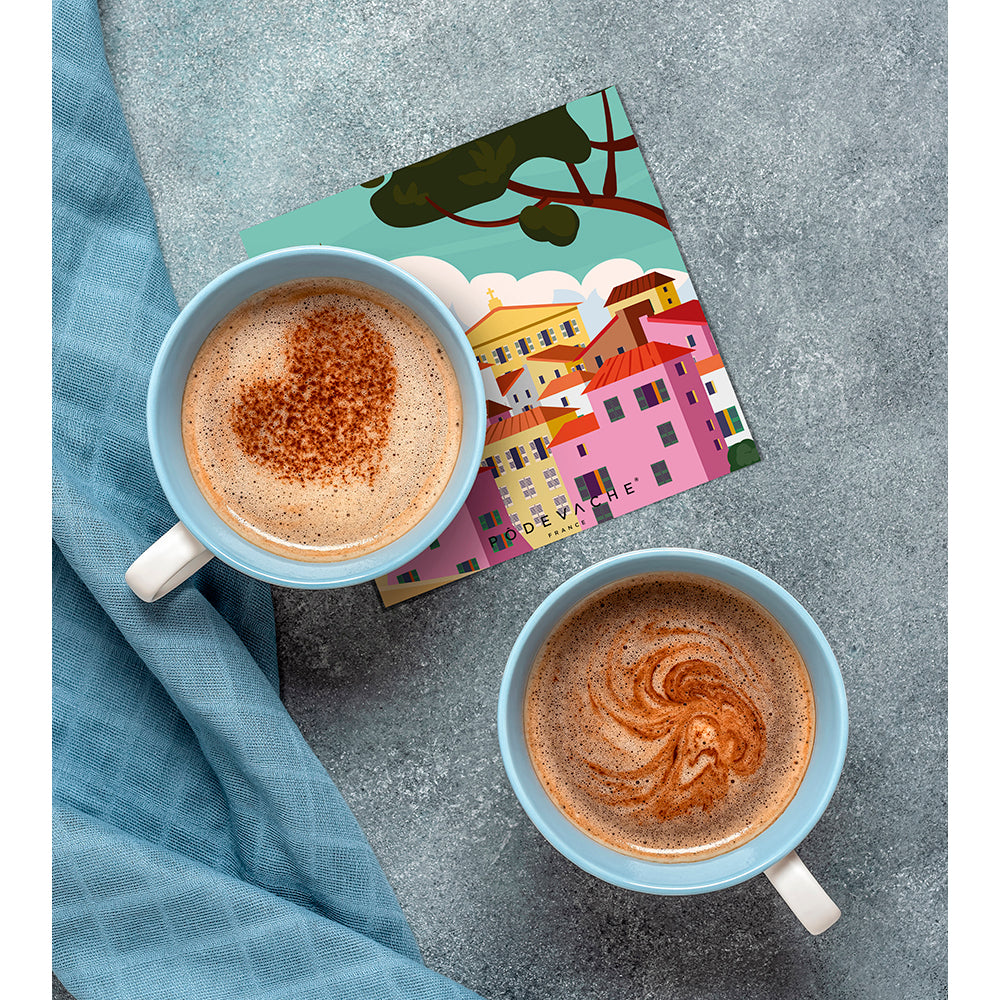 Set of 6 Palmar vinyl coasters