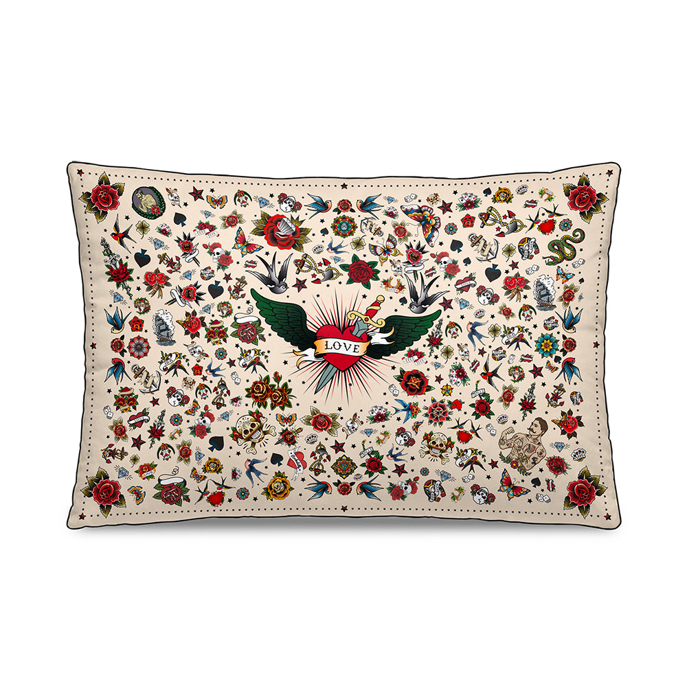 Coussin Tattoo Beige