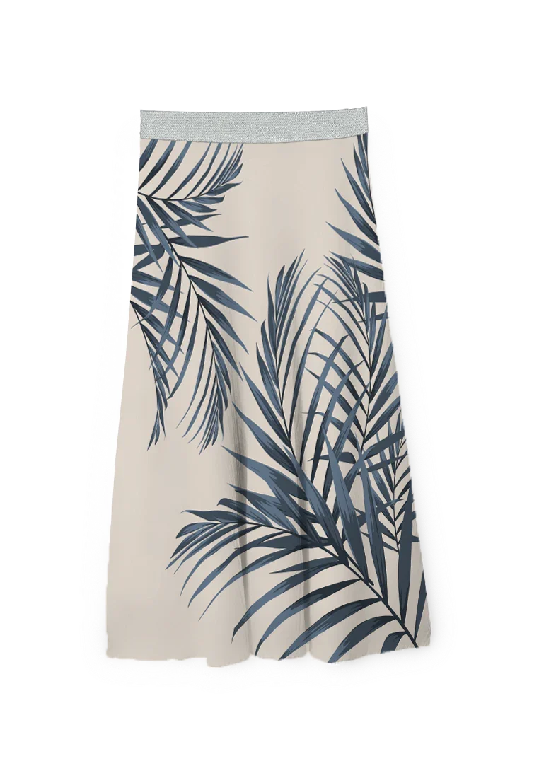JUPON FEMME FEUILLAGE