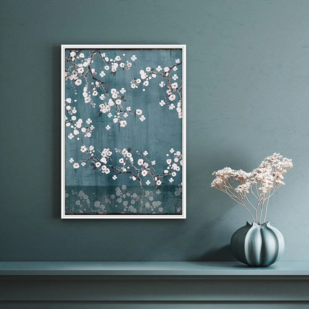 Tableau Sakura Bleu