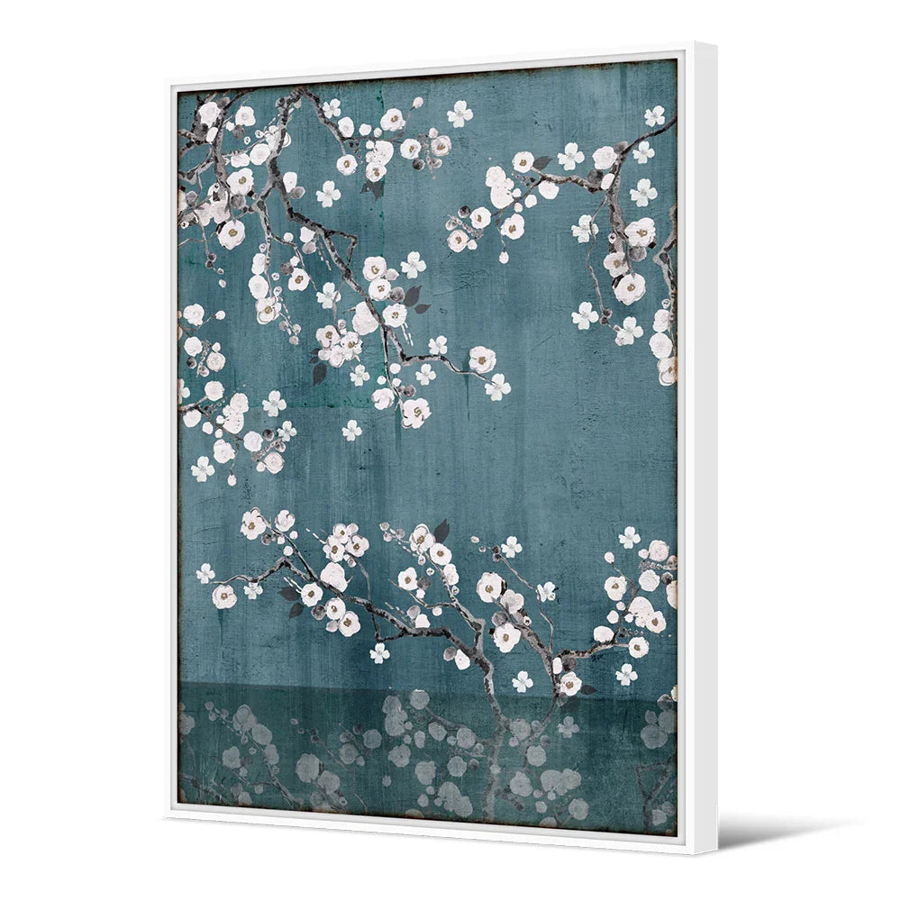 Tableau Sakura Bleu