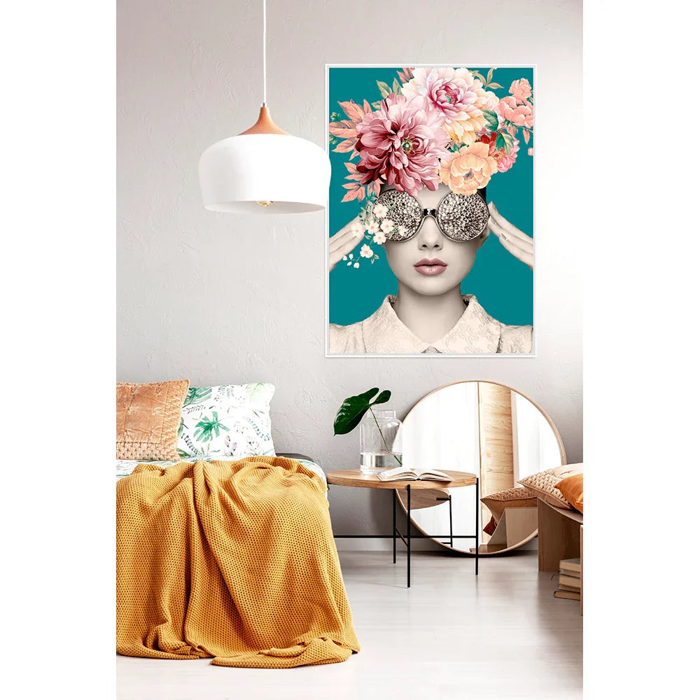 Lady Flower painting