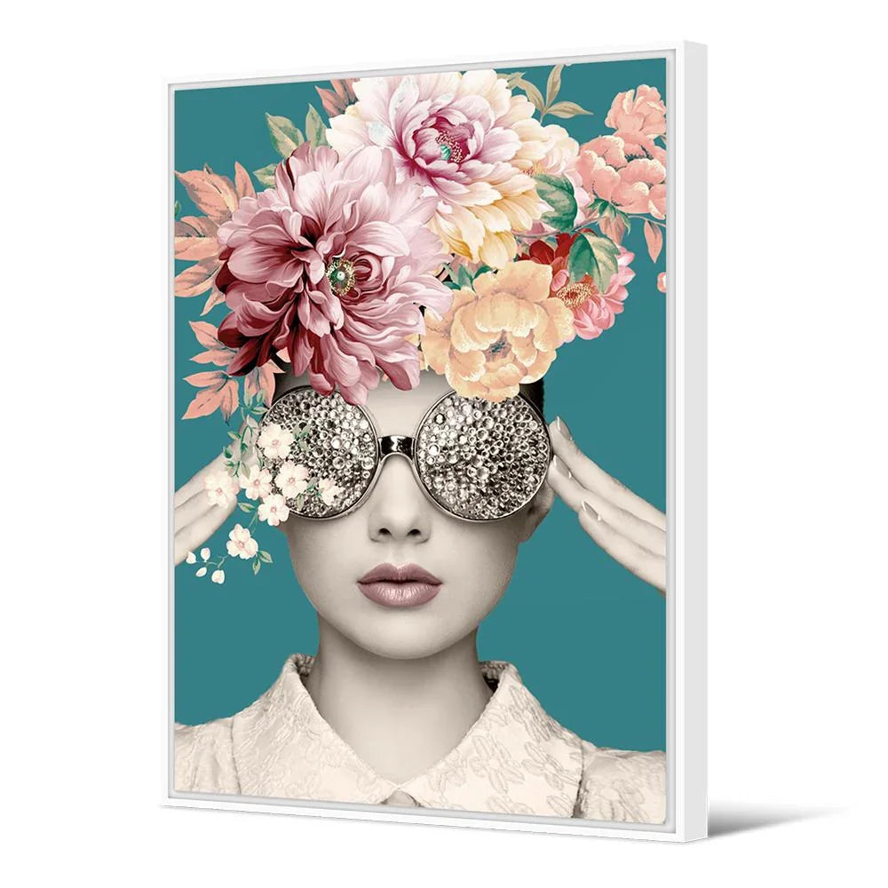 Lady Flower painting