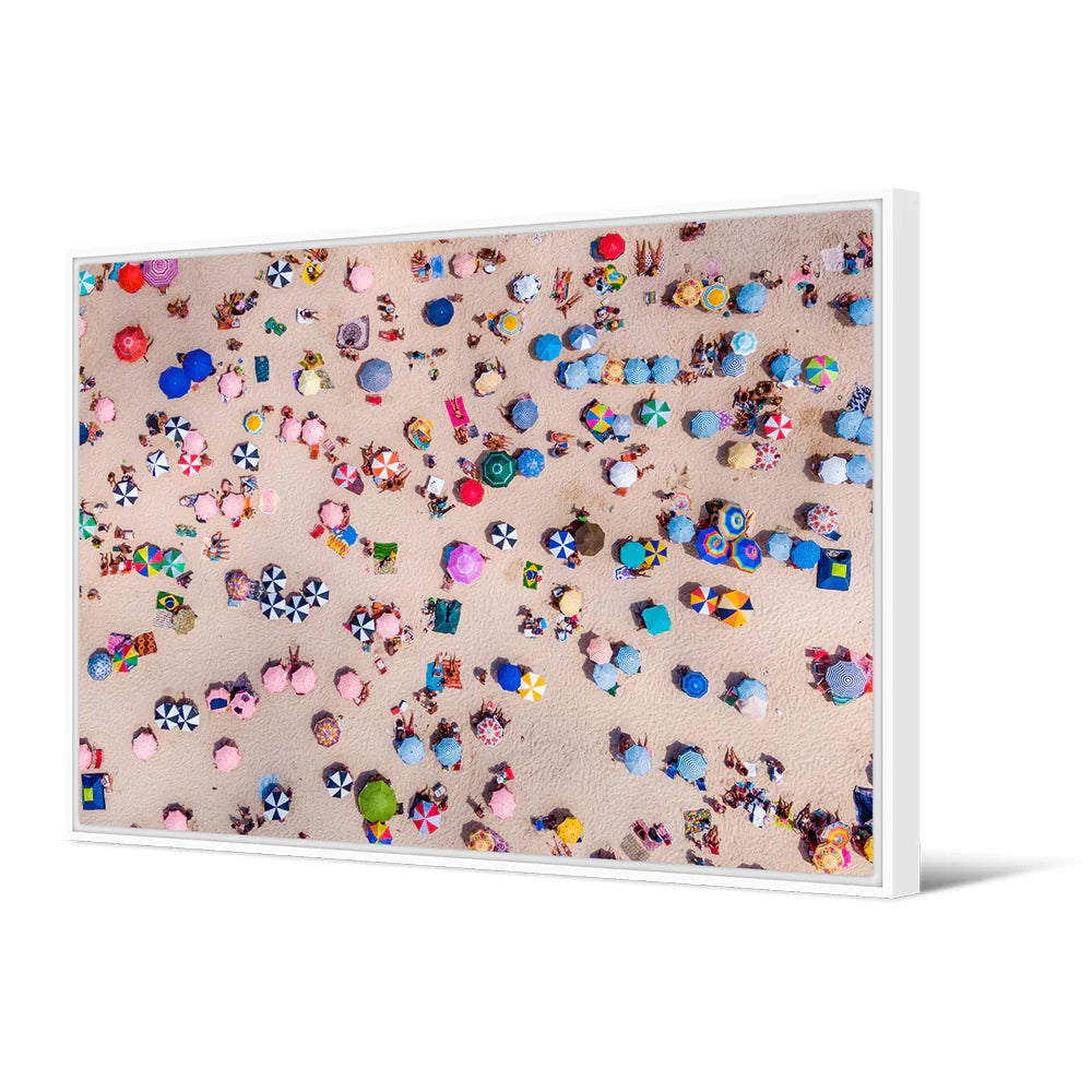 Umbrella Beach Painting