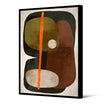 Tableau format portrait — modèle Jahia, motif abstrait